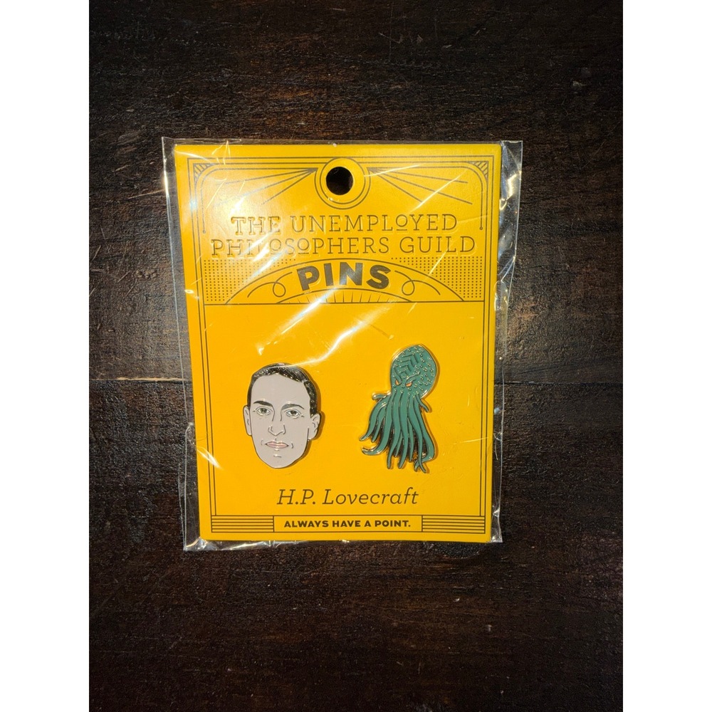 The Unemployed Philosophers Guild H P‎ Lovecraft Cthulhu Enamel Pins Set